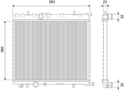 PSA MOTOR SU RADYATORU P307 C4 TU5JP4 (1,6 16V) OTOMATIK C4 II DS4 XSARA II BERLINGO II BERLINGO III PAR