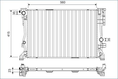MERCEDES MOTOR SU RADYATORU X156 13> W176 12>18 W246 11>18 C117 13>19