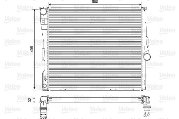 BMW MOTOR SU RADYATORU BMW N47 N46 M54 M57  X3 E83