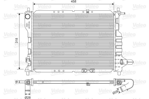 CHEVROLET MOTOR SU RADYATORU MATIZ SPARK 0.8 1.0 05>
