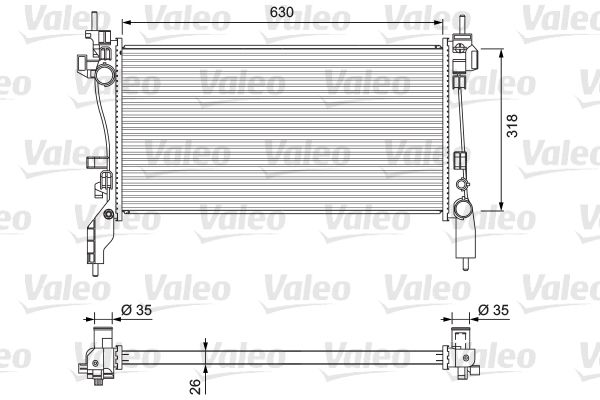 FIAT MOTOR SU RADYATORU BIPPER NEMO DV4TD (1,4HDI) FIORINO 1,3JTD MULTIJET 08>