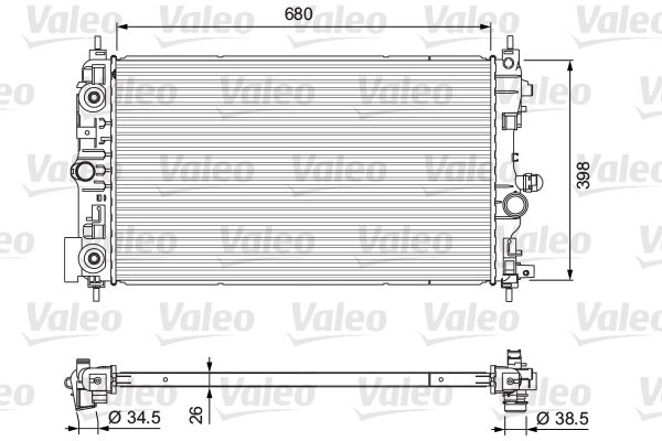 OPEL MOTOR SU RADYATORU A.T OPEL ASTRA J A17DTC – A17DTE – A20DTH – ZAFIRA C A20DTH