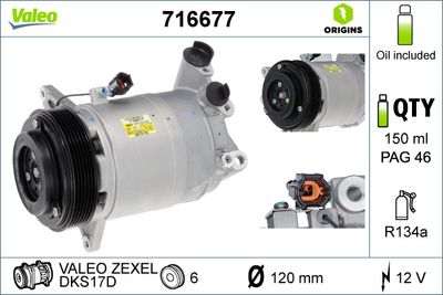 NISSAN KOMPRESÖR NISSAN TEANA 3.5 (2004-2008) – VALEO 716677