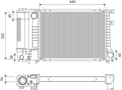 BMW MOTOR SU RADYATORU BMW E30 E36 M30 M43 M44 M52 M20 M50