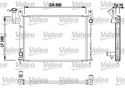 NISSAN RADYATÖR HONDA – VALEO 730406