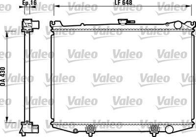 NISSAN MOTOR SU RADYATORU PATHFINDER I 86>95 PICKUP D21 86>92 TERRANO I 89>96 MANUEL – VALEO 731085