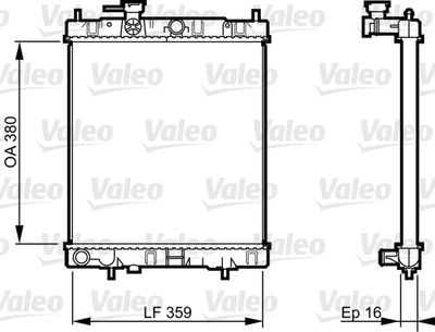 NISSAN MOTOR SU RADYATORU NISSAN MICRA K11 KASA 1992 2000 OTOMATIK VITES – VALEO 731287