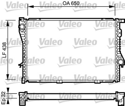 BMW MOTOR SU RADYATORU BMW M51 D25 E38 96>01 E39 96>03