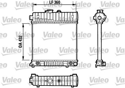 MERCEDES MOTOR SU RADYATORU (KLIMASIZ) W202 93>00 S202 96>01 W210 97>02 S210 96>00
