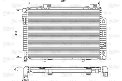 MERCEDES MOTOR SU RADYATORU W202 93>00 S202 96>01 C208 97>02 R170 96>00