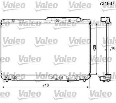 TOYOTA MOTOR SU RADYATORU TOYOTA CAMRY 3,0 I V6 LEXUS ES 92>96 (OTOMATIK)