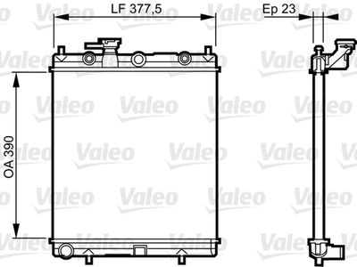 NISSAN MOTOR SU RADYATORU NISSAN MICRA K11 KASA 1992 2000 MANUEL VITES (VALEO ORGINAL) – VALEO 732718