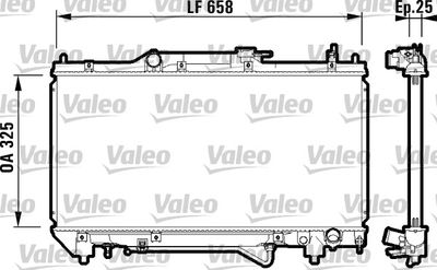 TOYOTA MOTOR SU RADYATORU TOYOTA AVENSIS 2,0 1998 2002 OTOMATIK VITES