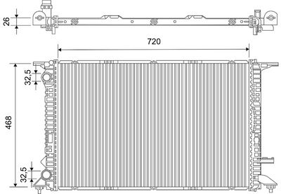 MERCEDES MOTOR SU RADYATORU C219 05>10 W211 02>08 S211 03>09