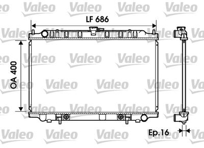 NISSAN MOTOR SU RADYATORU MAXIMA 95>00 OTOMATIK – VALEO 734150