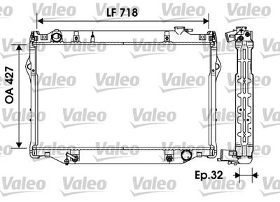 TOYOTA MOTOR SU RADYATORU TOYOTA LAND CRUISER 92>96 OTOMATIK