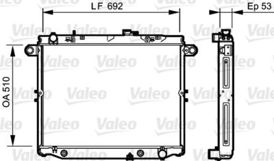 TOYOTA MOTOR SU RADYATORU RADYATOR TOYOTA LAND CRUISER 02>07 OTOMATIK