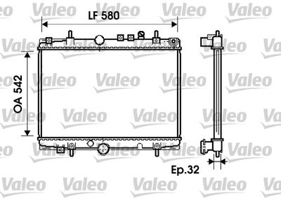 PSA MOTOR SU RADYATORU OTOMATIK KLIMALI P406 YM C5 EM EW10J4 (2,0 16V) / DW10ATED (2,0HDI 8V) C5 EW7J4 (