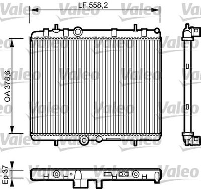 PSA MOTOR SU RADYATORU P407 C5 II C5 III EW10A (2,0 16V) DW10BTED4 (2,0HDI 16V) XSARA II DW10ATED (2,0HD