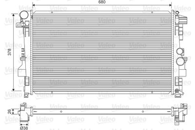 MERCEDES MOTOR SU RADYATORU VIANO W639 03> VITO W639 03>