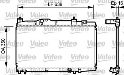 TOYOTA MOTOR RADYATORU YARIS D 1,4 D4 D 99>05 (638x350x16) MANUEL