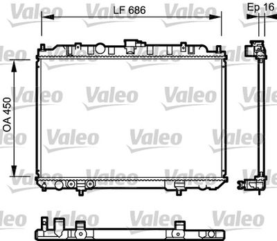 NISSAN MOTOR SU RADYATORU NISSAN XTRAIL 2001 2013 OTOMATIK VITES – VALEO 735064
