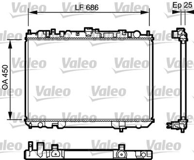 NISSAN MOTOR SU RADYATORU X TRAIL 2,2 DCI 03>13 MANUEL
