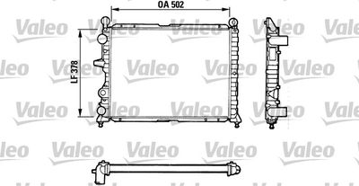 TOFAS MOTOR SU RADYATORU TEMPRA TIPO 1,4 / 1,6 SX (500X378X34)