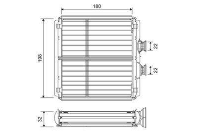 MERCEDES KALORIFER RADYATORU W204 07>14 W212 09>15 C218 11>17 R231 12> C190 14> R197 11>