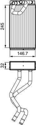 NISSAN KALORIFER RADYATÖRÜ NISSAN NAVARA – VALEO 811547