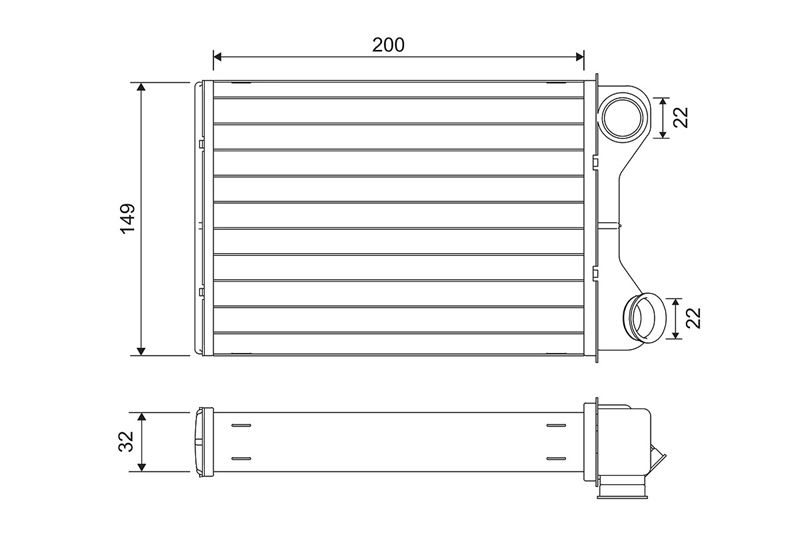 FIAT KALORIFER RADYATORU FIAT PUNTO – ZASTAVA 10