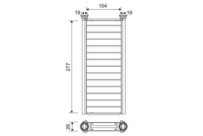 PSA KALORIFER RADYATORU 3008-5008-EXPERT IV-C4 PICASSO-JUMPY IV DW10