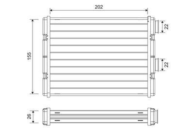 NISSAN KALORIFER RADYATORU NISSAN QASHQAI – VALEO 811592