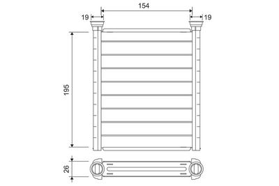 MERCEDES KALORIFER RADYATORU X156 13> X117 15>19 W176 13>18 W246 11>18 C117 13>19