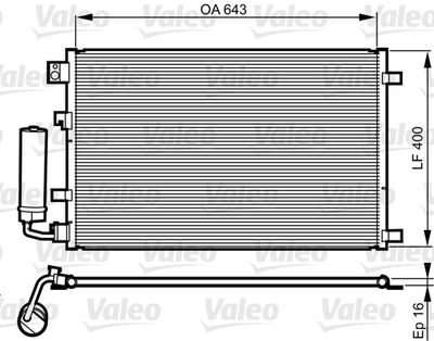 NISSAN KLIMA RADYATORU NISSAN QASHQAI 2007 2013 – VALEO 814008