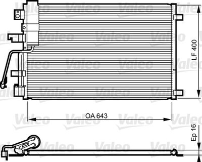 NISSAN KLIMA RADYATORU QASHQAI 2.0 DCI 07>13 – VALEO 814010