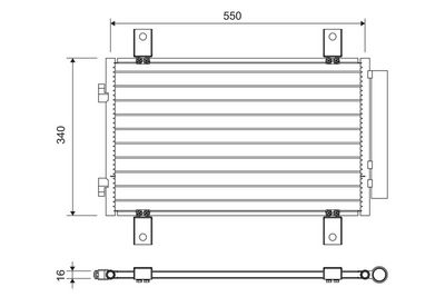 PSA KONDENSER CITROEN JUMPER PEUGEOT BOXER 2002>