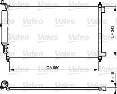 NISSAN KLIMA RADYATORU JUKE 1.6 DIG (MR16) 10> – VALEO 814221