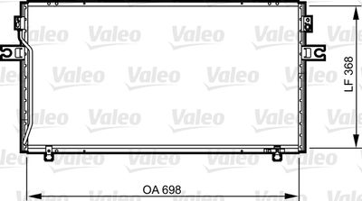 NISSAN KONDENSER NISSAG MAXIMA QX – VALEO 814256