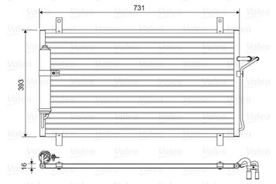 NISSAN KONDENSER NISSAN 350Z – VALEO 814496