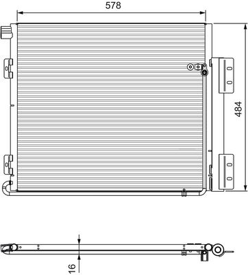 MAN TRUCK KLIMA RADYATORU (KONDENSATOR) MAN TGA TGL TGM 00 >