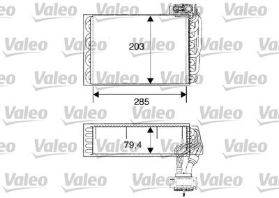 PSA EVAPORATOR PEUGEOT 405 II CAG