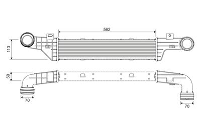 MERCEDES TURBOSARJ RADYATORU E-CLASS W210 98>02 S210 99>03