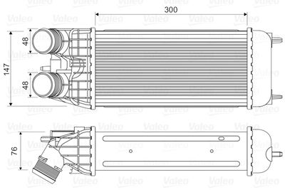 PSA TURBO RADYATORU PEUGEOT 207, 208 CITROEN DS3
