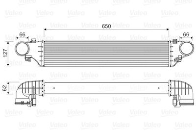 MERCEDES TURBOSARJ RADYATORU W203 02>07 CL203 03>08 S203 02>07 C209 02>09 A209 03>10