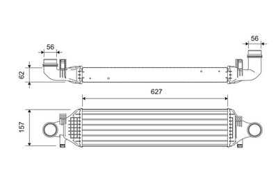 MERCEDES TURBOSARJ RADYATORU X156 13> X117 15>19 W176 12>18 W246 13>18 C117 13>18