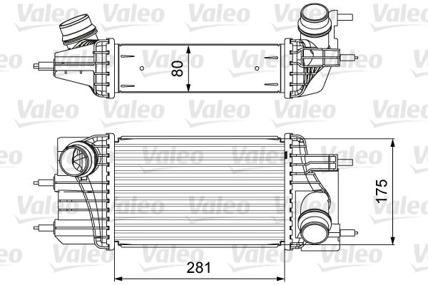 NISSAN INTERCOOLER TURBO RADYATORU NISSAN JUKE 1.5 DCI 2010> / PULSAR 1.5 DCI 2014>