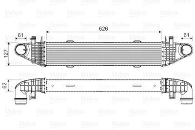 MERCEDES TURBOSARJ RADYATORU W204 07>14 S204 07>14 C204 11> W212 09>15 C207 10>16 A207 10>16