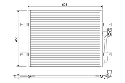 VAG KONDENSER VOLKSWAGEN GOLF VII