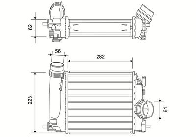 NISSAN TURBO RADYATORU NISSAN QASHQAI – VALEO 822941